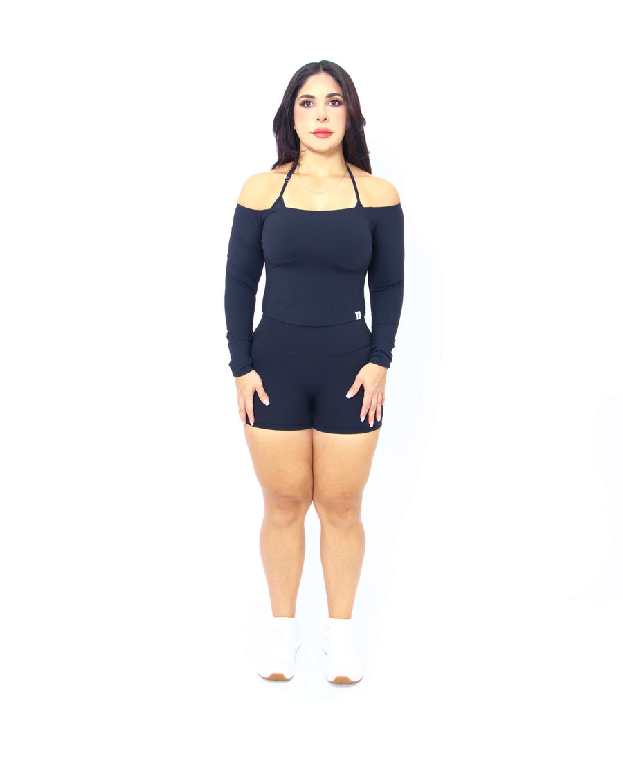 Hybrid Off The Shoulder Top