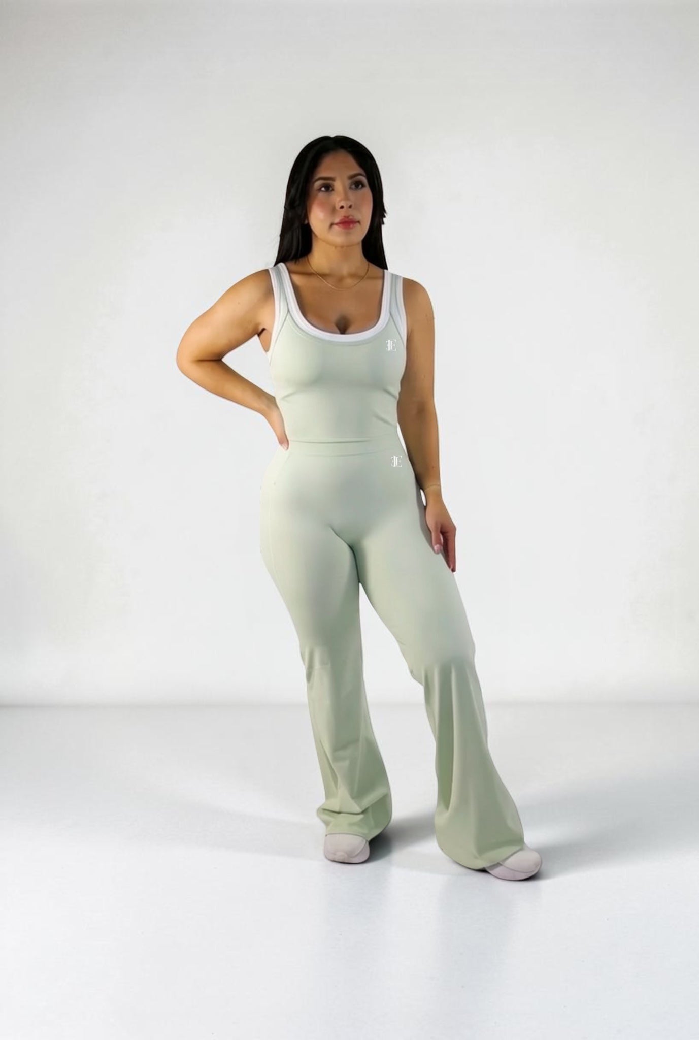Tank Top & Flared Legging Set