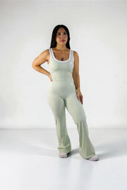 Tank Top & Flared Legging Set
